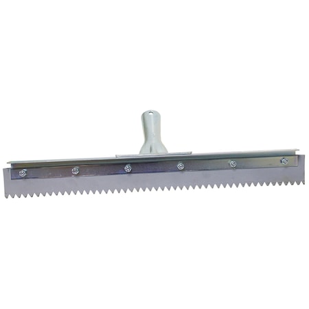 The Brush Man 18 in Floor Squeegee, 3/8 in Serrations, Non-Marking, 6PK FS18SE-3/8
